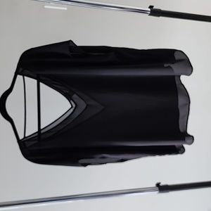 TORRID black dolmam sleeve chiffon blouse